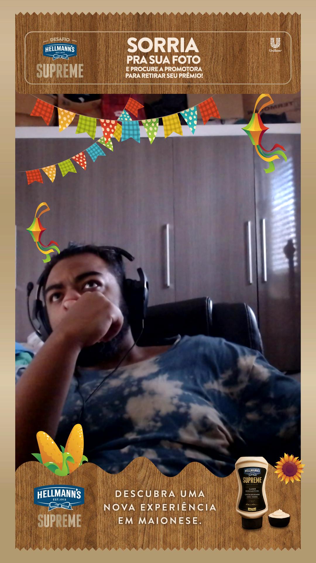 Hellmans Jogo com captura de rosto (Totem PC) screenshot