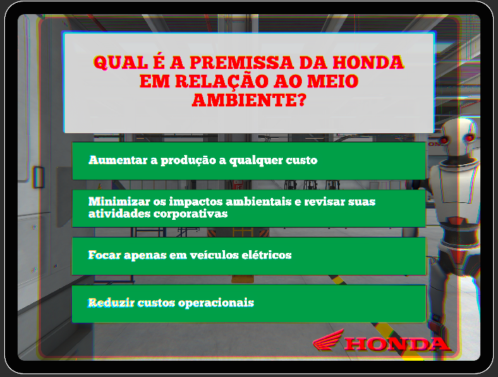 Quiz VR Honda screenshot
